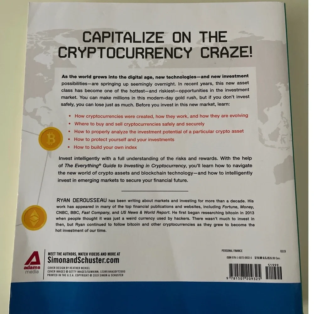 The Everything‎ Guide to Investing in Cryptocurrency Book Bitcoin Ripple